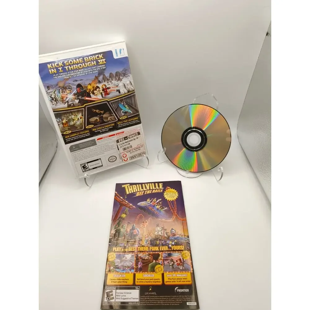 LEGO Star Wars Complete Saga Nintendo Wii CIB Manual